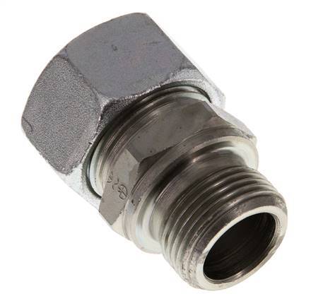 G 3/4'' Macho x 22L Anillo de corte recto de acero galvanizado 160 Bar DIN 2353