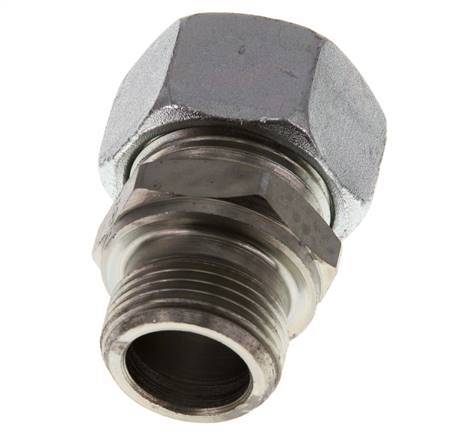 G 3/4'' Macho x 22L Anillo de corte recto de acero galvanizado 160 Bar DIN 2353