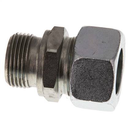 G 3/4'' Macho x 22L Anillo de corte recto de acero galvanizado 160 Bar DIN 2353