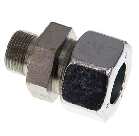 G 3/4'' Macho x 25S Anillo de corte recto de acero galvanizado 400 Bar DIN 2353