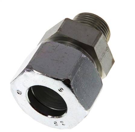 G 3/4'' Macho x 25S Anillo de corte recto de acero galvanizado 400 Bar DIN 2353