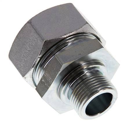 G 3/4'' Macho x 35L Anillo de corte recto de acero galvanizado 160 Bar DIN 2353