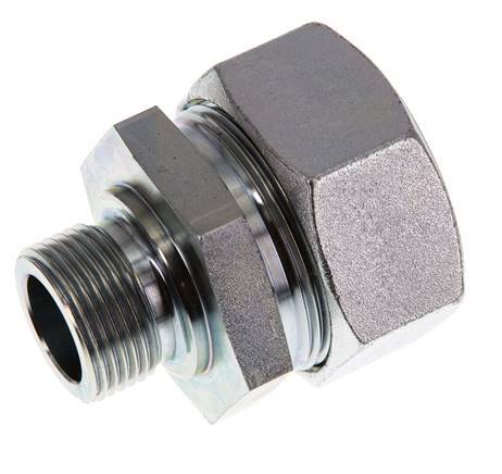 G 3/4'' Macho x 35L Anillo de corte recto de acero galvanizado 160 Bar DIN 2353