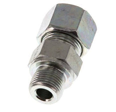 G 3/8'' Male x 12S Zinc plated Steel Straight Cutting Ring 630 Bar DIN 2353 [2 Pieces]