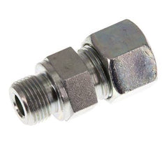 G 3/8'' Male x 12S Zinc plated Steel Straight Cutting Ring 630 Bar DIN 2353 [2 Pieces]