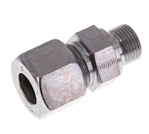 G 3/8'' Macho x 14S Anillo de corte recto de acero galvanizado 630 Barra DIN 2353