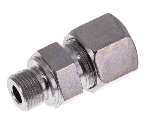 G 3/8'' Macho x 14S Anillo de corte recto de acero galvanizado 630 Barra DIN 2353