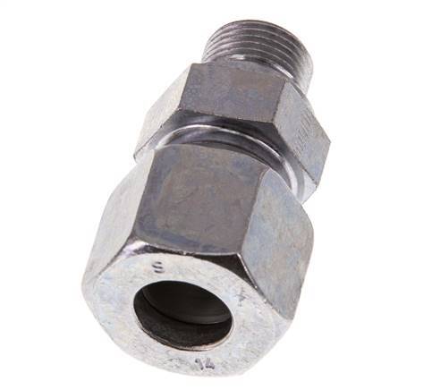 G 3/8'' Macho x 14S Anillo de corte recto de acero galvanizado 630 Barra DIN 2353
