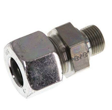 G 3/8'' Macho x 16S Anillo de corte recto de acero galvanizado 400 Bar DIN 2353