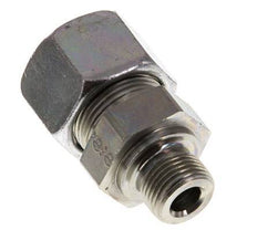 G 3/8'' Macho x 16S Anillo de corte recto de acero galvanizado 400 Bar DIN 2353