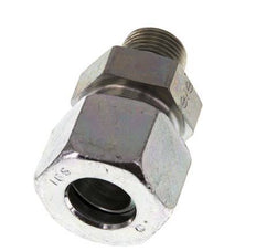 G 3/8'' Macho x 16S Anillo de corte recto de acero galvanizado 400 Bar DIN 2353