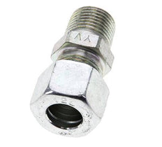 3/8'' NPT Male x 12L Zinc plated Steel Straight Cutting Ring 315 Bar DIN 2353 [2 Pieces]