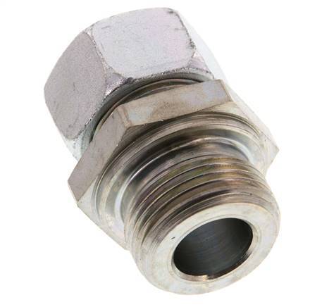 G 1'' Macho x 22L Anillo de corte recto de acero galvanizado 160 Bar DIN 2353
