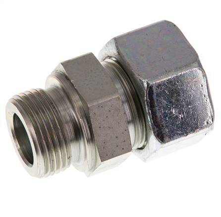 G 1'' Macho x 25S Anillo de corte recto de acero galvanizado 400 Bar DIN 2353
