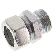 G 1'' Macho x 28L Anillo de corte recto de acero galvanizado 160 Bar DIN 2353