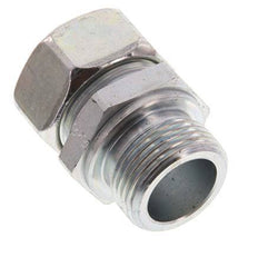 G 1'' Macho x 28L Anillo de corte recto de acero galvanizado 160 Bar DIN 2353