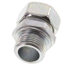 G 1'' Macho x 28L Anillo de corte recto de acero galvanizado 160 Bar DIN 2353