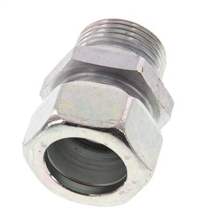 G 1'' Macho x 28L Anillo de corte recto de acero galvanizado 160 Bar DIN 2353