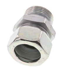 G 1'' Macho x 28L Anillo de corte recto de acero galvanizado 160 Bar DIN 2353