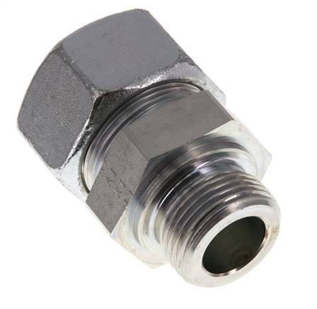 G 1'' Macho x 30S Anillo de corte recto de acero galvanizado 400 Bar DIN 2353