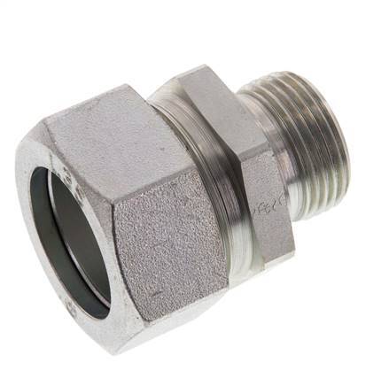 G 1'' Macho x 35L Anillo de corte recto de acero galvanizado 160 Bar DIN 2353