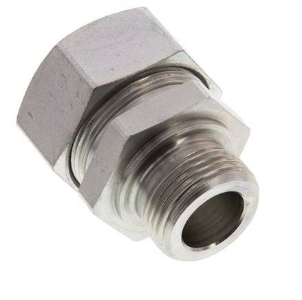 G 1'' Macho x 35L Anillo de corte recto de acero galvanizado 160 Bar DIN 2353
