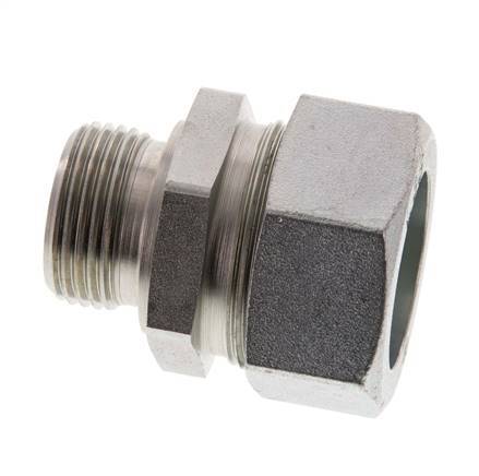 G 1'' Macho x 35L Anillo de corte recto de acero galvanizado 160 Bar DIN 2353