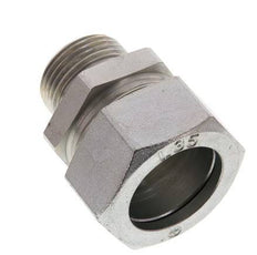 G 1'' Macho x 35L Anillo de corte recto de acero galvanizado 160 Bar DIN 2353