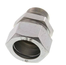 G 1'' Macho x 35L Anillo de corte recto de acero galvanizado 160 Bar DIN 2353