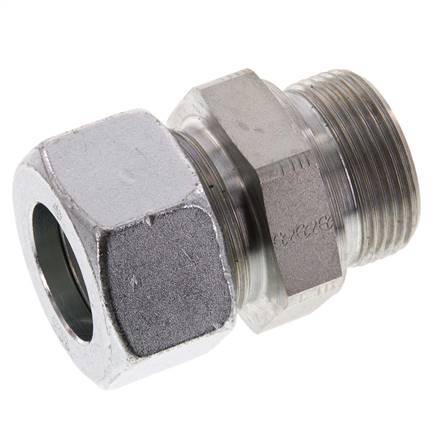 G 1 1/4'' Macho x 30S Anillo de corte recto de acero galvanizado 400 Bar DIN 2353