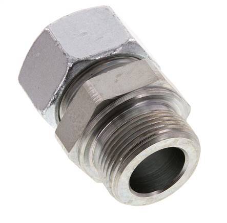 G 1 1/4'' Macho x 30S Anillo de corte recto de acero galvanizado 400 Bar DIN 2353