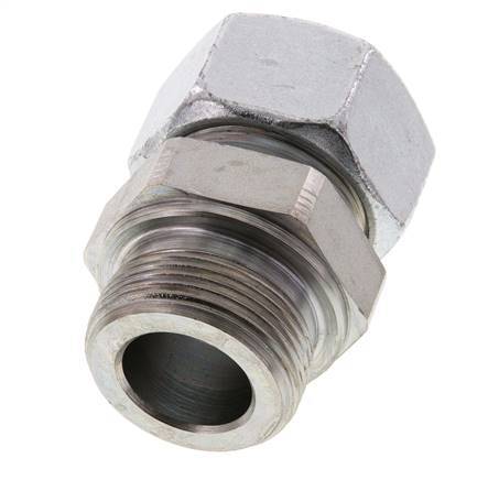 G 1 1/4'' Macho x 30S Anillo de corte recto de acero galvanizado 400 Bar DIN 2353