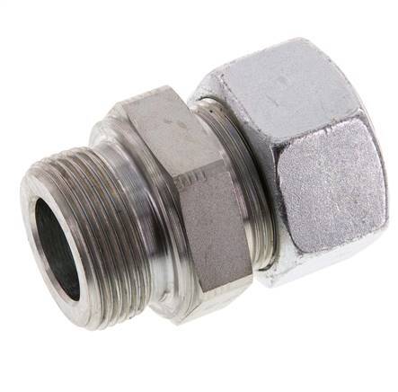 G 1 1/4'' Macho x 30S Anillo de corte recto de acero galvanizado 400 Bar DIN 2353
