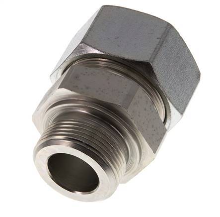 G 1 1/4'' Macho x 38S Anillo de corte recto de acero galvanizado 315 Bar DIN 2353
