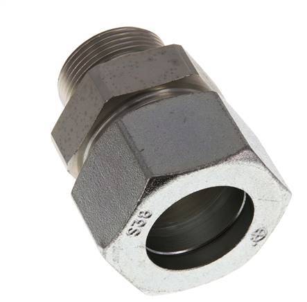 G 1 1/4'' Macho x 38S Anillo de corte recto de acero galvanizado 315 Bar DIN 2353