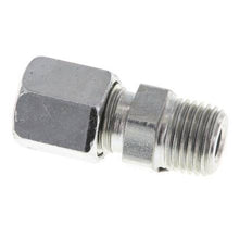 M10x1 Male x 6LL Zinc plated Steel Straight Cutting Ring 100 Bar DIN 2353 [5 Pieces]