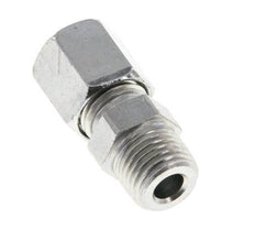 M10x1 Male x 6LL Zinc plated Steel Straight Cutting Ring 100 Bar DIN 2353 [5 Pieces]