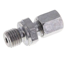 M12x1.5 Male x 6L Zinc plated Steel Straight Cutting Ring 315 Bar DIN 2353