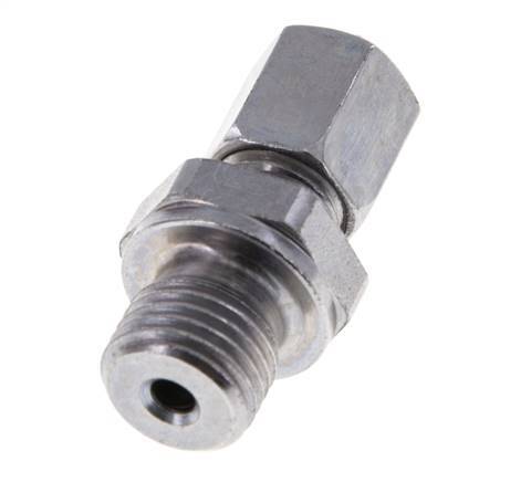 M14x1.5 Male x 6L Zinc plated Steel Straight Cutting Ring 315 Bar DIN 2353
