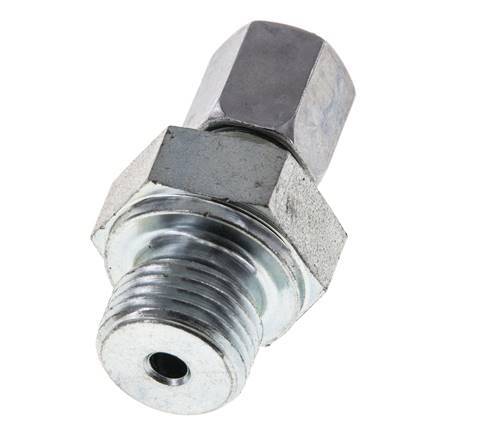 M16x1.5 Male x 6L Zinc plated Steel Straight Cutting Ring 315 Bar DIN 2353