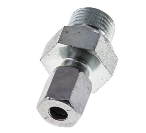 M16x1.5 Male x 6L Zinc plated Steel Straight Cutting Ring 315 Bar DIN 2353