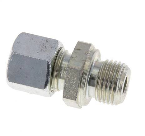 M16x1.5 Male x 10L Zinc plated Steel Straight Cutting Ring 315 Bar DIN 2353 [2 Pieces]