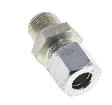 M16x1.5 Male x 10L Zinc plated Steel Straight Cutting Ring 315 Bar DIN 2353 [2 Pieces]