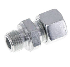 M16x1.5 Male x 12L Zinc plated Steel Straight Cutting Ring 315 Bar DIN 2353 [2 Pieces]
