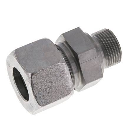 M22x1,5 Macho x 20S Anillo de corte recto de acero galvanizado 400 Bar DIN 2353