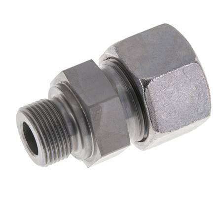 M22x1,5 Macho x 20S Anillo de corte recto de acero galvanizado 400 Bar DIN 2353