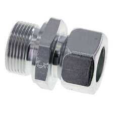 M33x2 Male x 22L Zinc plated Steel Straight Cutting Ring 160 Bar DIN 2353