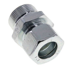 M33x2 Male x 22L Zinc plated Steel Straight Cutting Ring 160 Bar DIN 2353