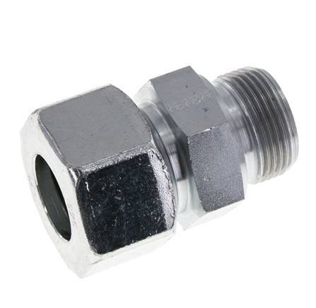 M33x2 Macho x 25S Anillo de corte recto de acero galvanizado 400 Bar DIN 2353