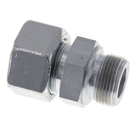 M33x2 Macho x 25S Anillo de corte recto de acero galvanizado 400 Bar DIN 2353